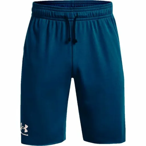 Calções de Desporto para Homem Under Armour Rival Terry Azul