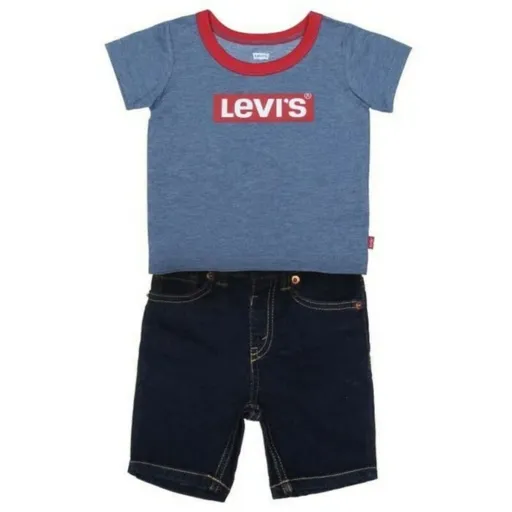 Conjunto de Desporto para Bebé Levi's STRETCH DENIM SHORT Azul