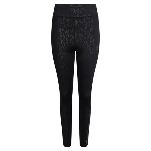 Leggings de Desporto de Mulher Dare 2b Shine Bright Preto