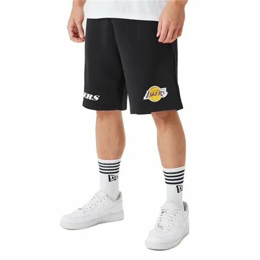 Calções de Desporto para Homem New Era NBA LA Lakers  Preto