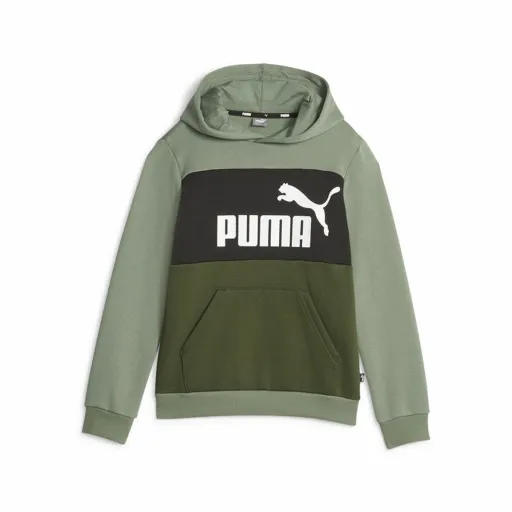 Camisola Infantil Puma Ess Block Fl Verde