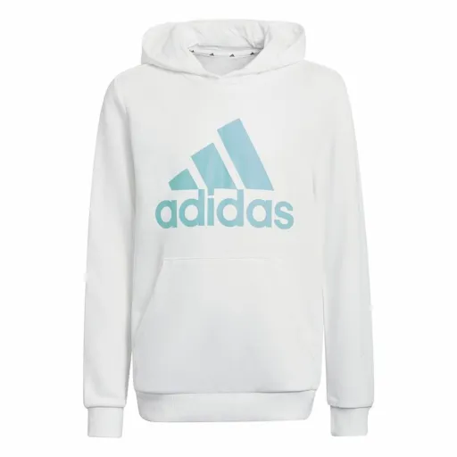 Polar com Capuz Criança Adidas Azul Branco