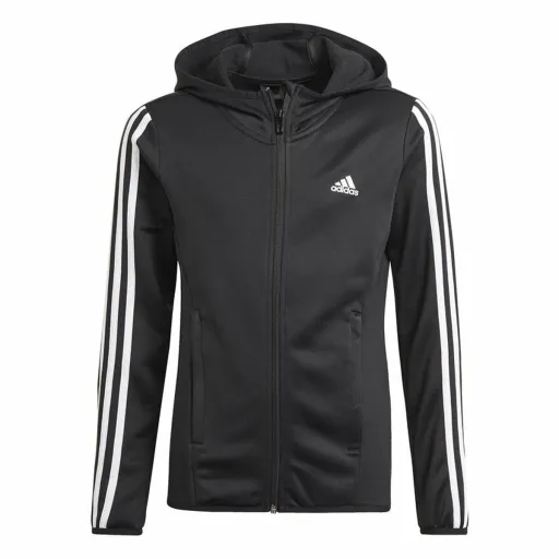 Camisola com Capuz Menina Adidas Designed to Move Preto