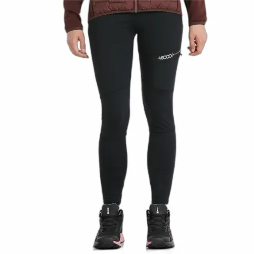 Leggings de Desporto de Mulher +8000 Monteba Preto