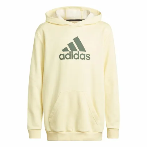 Polar com Capuz Unissexo Adidas Future Icons Badge of Sport Amarelo