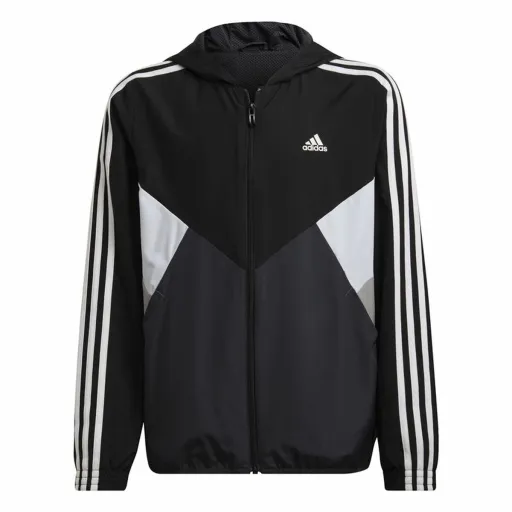 Casaco de Desporto Infantil Adidas Coupe-Vent Colorblock Preto