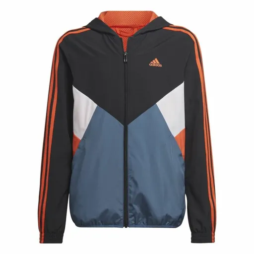 Casaco de Desporto Infantil Adidas Colorblock Preto