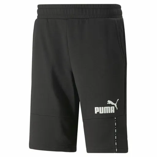 Calções de Desporto Puma  Essentials Block Tape Preto