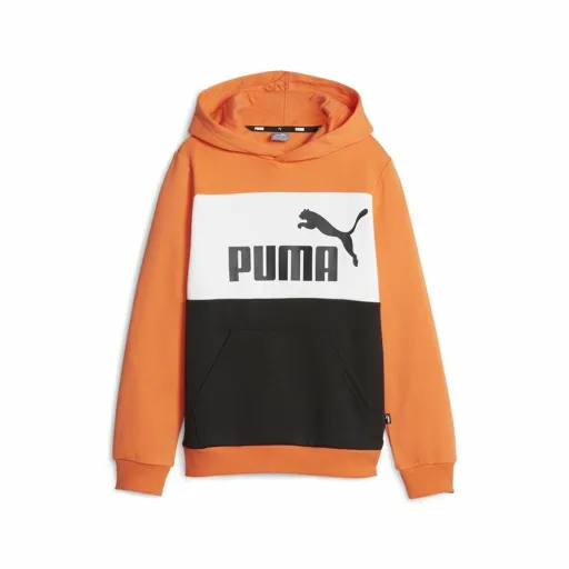 Camisola Infantil Puma Ess Block Fl Laranja