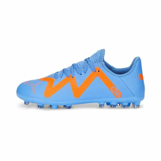 Chuteiras Infantis Puma Future Play Mg Glimmer Azul Homem