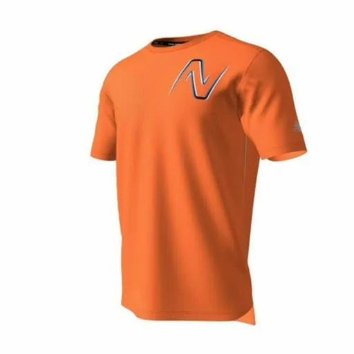 Camisola de Manga Curta Homem New Balance GR Impact Run Laranja