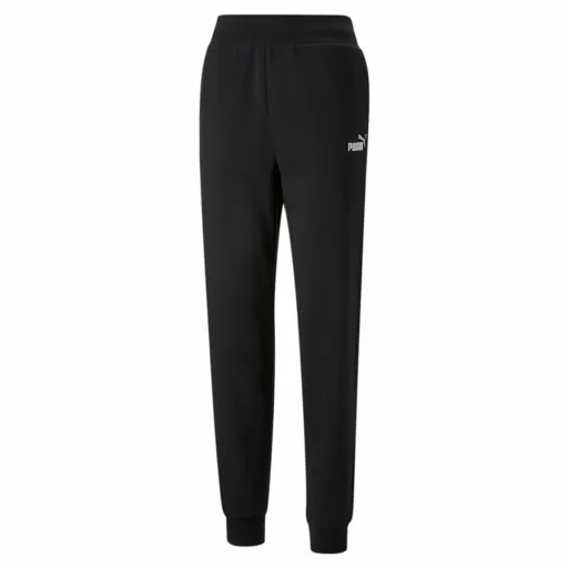 Calças de Treino para Adultos Puma ESS+ Embroidery High-Waist Mulher Preto