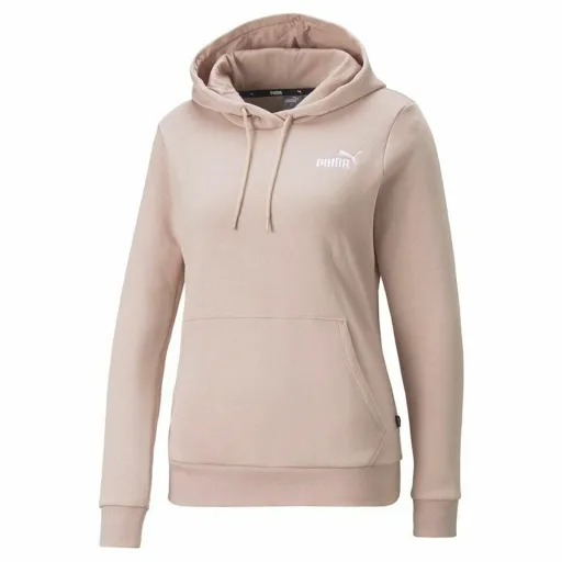 Polar com Capuz Mulher Puma Rosa Claro