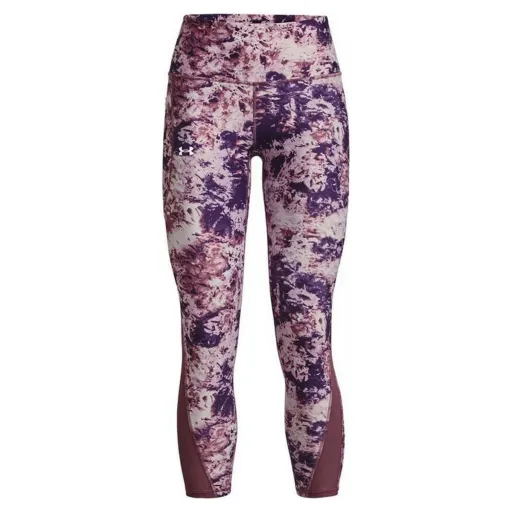 Leggings de Desporto de Mulher Under Armour HeatGear W Violeta Azul