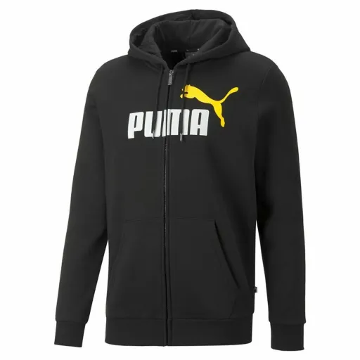 Polar com Capuz Homem Puma Essentials Two Tone Preto