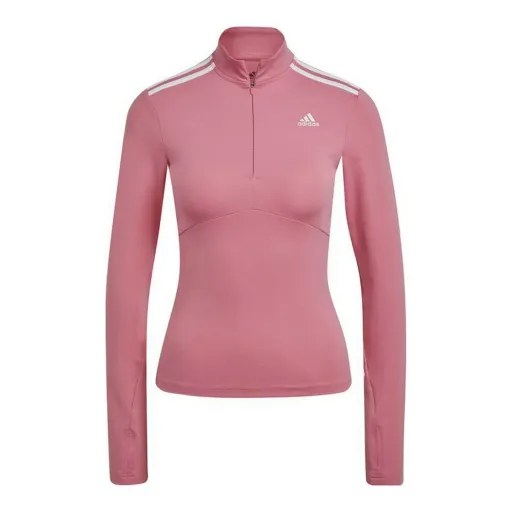 Camisola de Manga Comprida Mulher Adidas 3/4 Hyperglam W Cor de Rosa