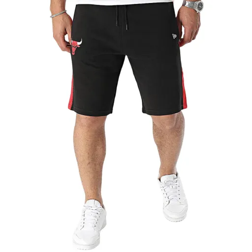 Calções de Desporto para Homem New Era NBA MESH PANEL OS SHORTS CHIBUL 60435477 Preto