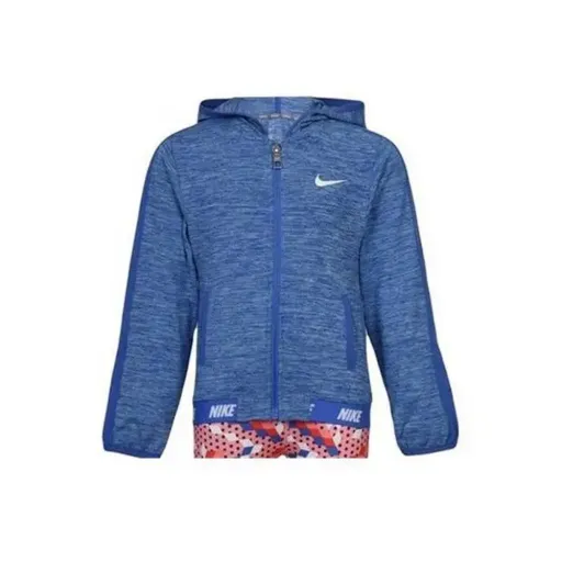 Camisola com Capuz Menina Nike  937-B8Y  Azul