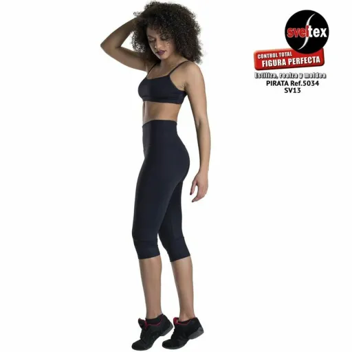 Leggings de Desporto de Mulher Happy Dance Preto