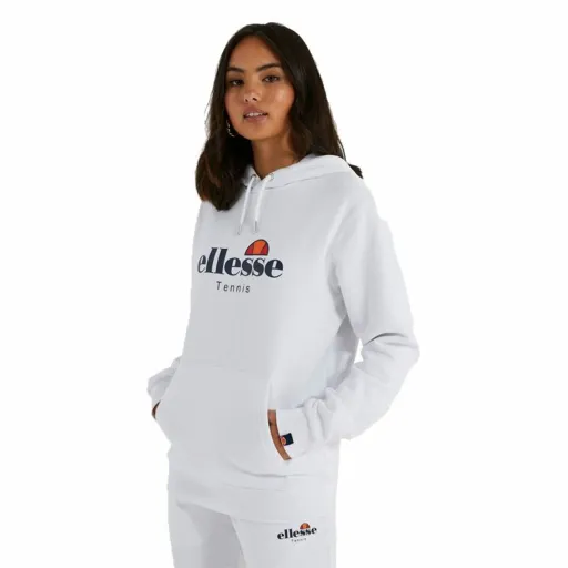 Polar com Capuz Mulher Ellesse Ascellare Branco