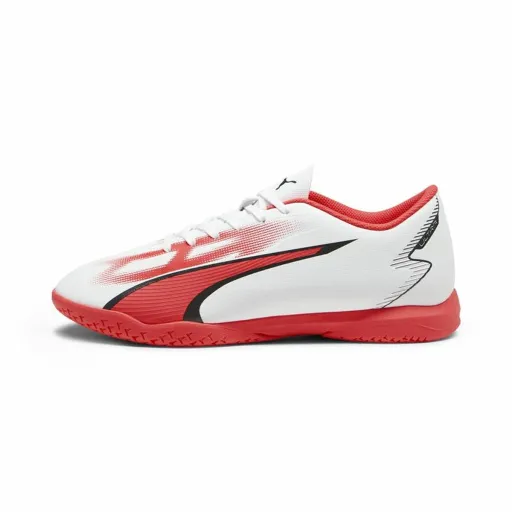 Chuteiras para Adultos Puma Ultra Play It Branco Vermelho