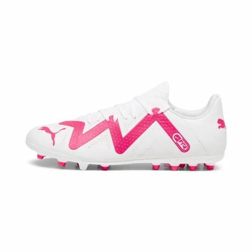 Chuteiras para Adultos Puma Future Play MG Branco Fúcsia