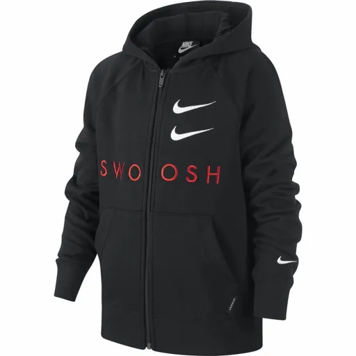 Casaco de Desporto Infantil Nike Swoosh Preto