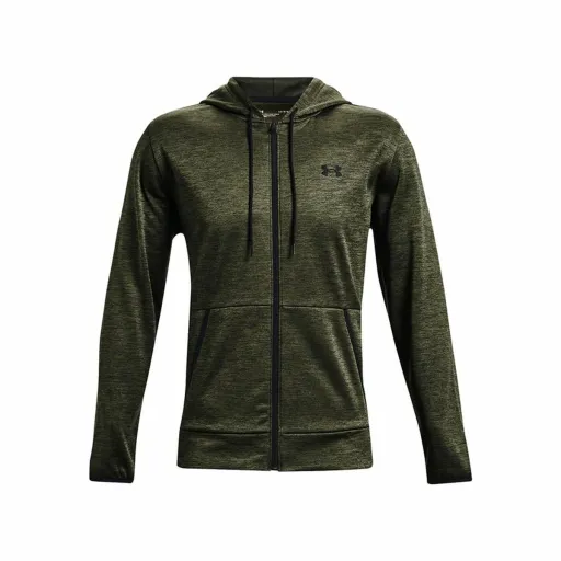 Casaco de Desporto para Homem Under Armour Fleece FZ Azeitona