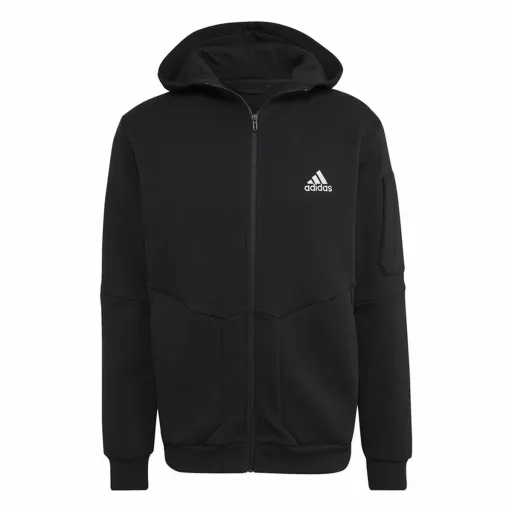 Polar com Capuz Homem Adidas Essentials For Gameday Preto