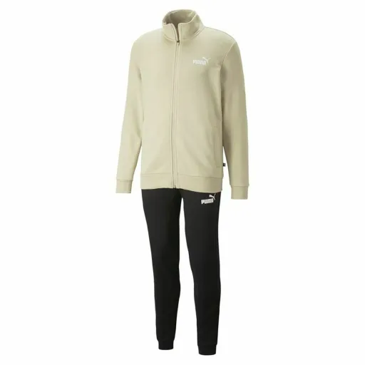 Conjunto Desportivo para Adultos Puma Clean Sweat Suit Tr Bege