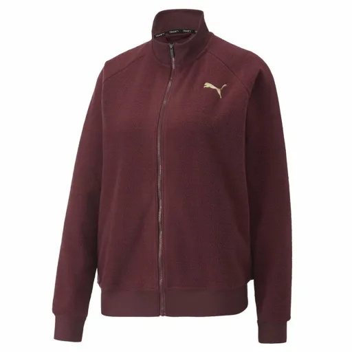 Casaco de Desporto para Mulher Puma Fit Sherpa Vermelho Escuro