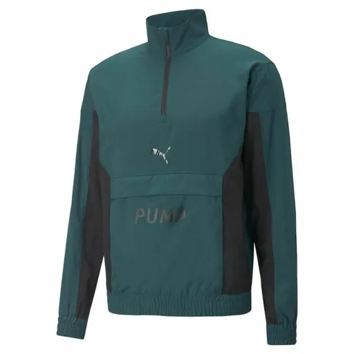 Polar Sem Capuz Homem Puma Fit Woven Training Verde