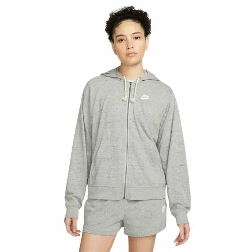 Casaco de Desporto para Mulher Nike Sportswear Gym Vintage Cinzento