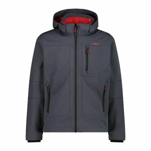 Casaco de Desporto para Homem Campagnolo Softshell Melange Cinzento Escuro