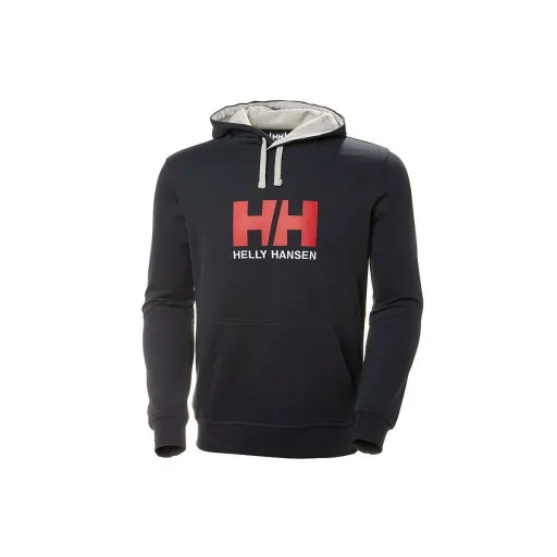 Polar com Capuz Homem HH LOGO Helly Hansen  33977 597 Azul Marinho