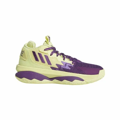 Sapatilhas de Basquetebol Infantis Adidas Dame 3 Amarelo