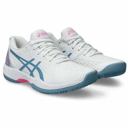 Sapatilhas de Pádel para Adultos Asics Solution Swift Ff Mulher Branco