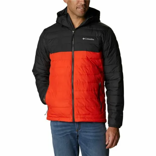 Casaco de Desporto para Homem Columbia  Powder Lite™ Preto Laranja