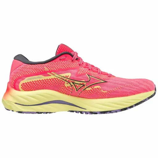 Sapatilhas de Running para Adultos Mizuno Wave Rider 27 Cor de Rosa