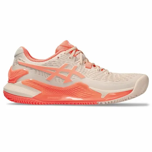 Sapatilhas de Ténis para Mulher Asics Gel-Resolution 9 Clay Salmão