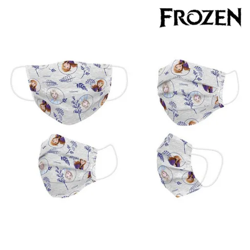 Máscara Higiénica Frozen Infantil Cinzento