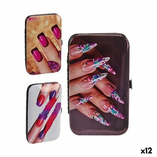 Set de Manicure Plástico Unhas (12 Unidades)