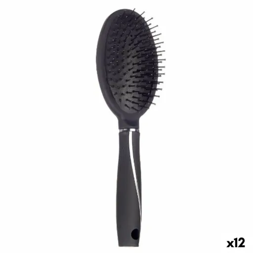 Escova Preto Silicone Plástico (12 Unidades)