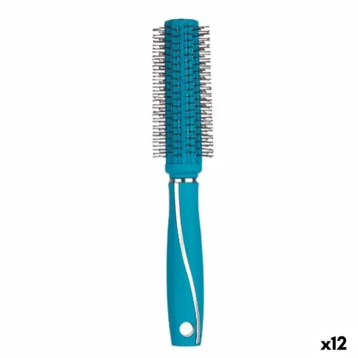 Escova Redonda Verde Silicone Plástico (12 Unidades)