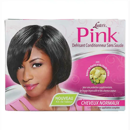 Tratamento Capilar Alisador Luster  Pink Relaxer Kit Regular