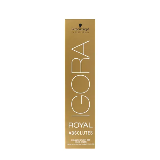 Tinta Permanente Antienvelhecimento Igora Royal Absolutes Schwarzkopf 7-140 (60 ml)