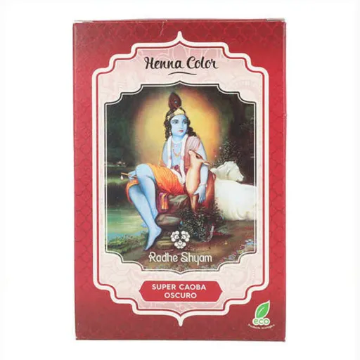 Coloração Semipermanente Henna Radhe Shyam Shyam Henna Mogno (100 g)