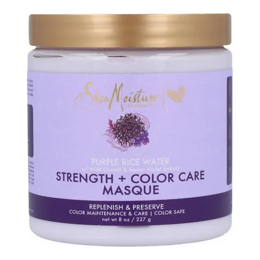 Máscara Capilar Purple Rice Water Shea Moisture Moisture Purple (227 g)