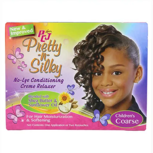 Condicionador Luster Pcj Pretty-n-Silky Relaxer Kitsuper Tratamento Capilar Alisador (530 g)