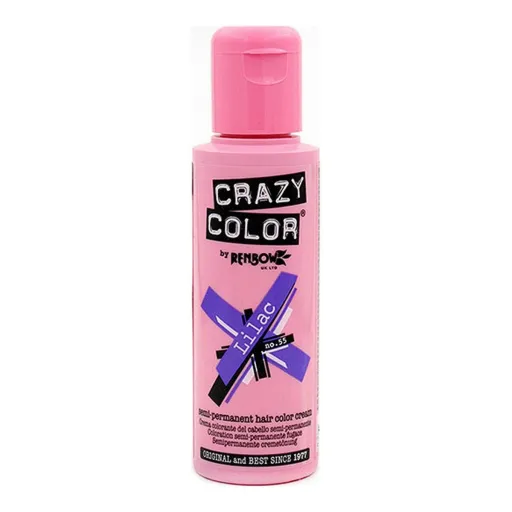 Tinta Semipermanente Lilac Crazy Color Nº 55 (100 ml) (100 ml)